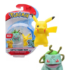 gadżet 2 minifigurki pokemon: pikachu + bulbasaur
