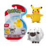 gadżet 2 minifigurki pokemon: pikachu + wooloo