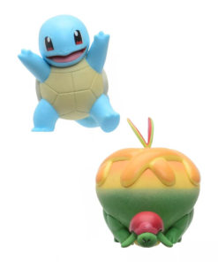 gadżet 2 minifigurki pokemon: squirtle + appletun