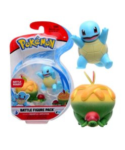 gadżet 2 minifigurki pokemon: squirtle + appletun