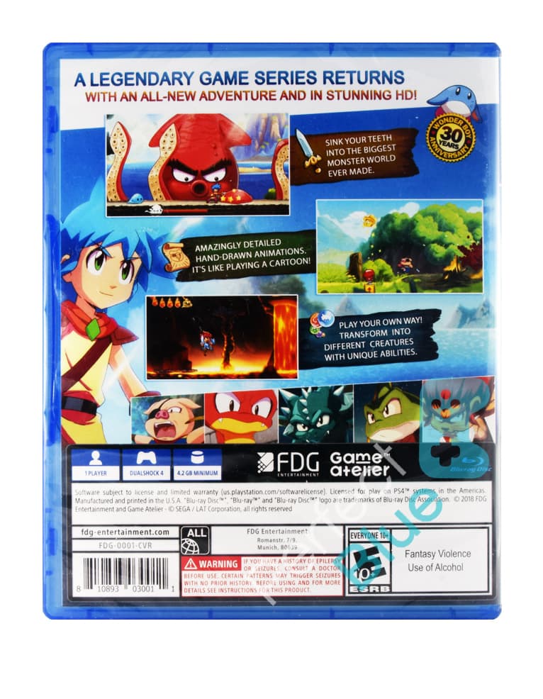 gra ps4 monster boy and the cursed kingdom