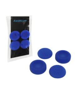 nakładki ps4 na analogi concave and convex 4 sztuki / niebieskie