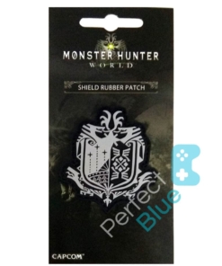 gadżet gumowa Łatka / naszywka na rzep monster hunter world tarcza
