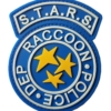 gadżet gumowa Łatka / naszywka na rzep logo stars / resident evil