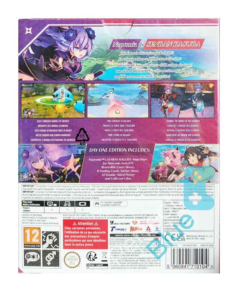 gra nintendo switch neptunia x senran kagura: ninja wars day one edition