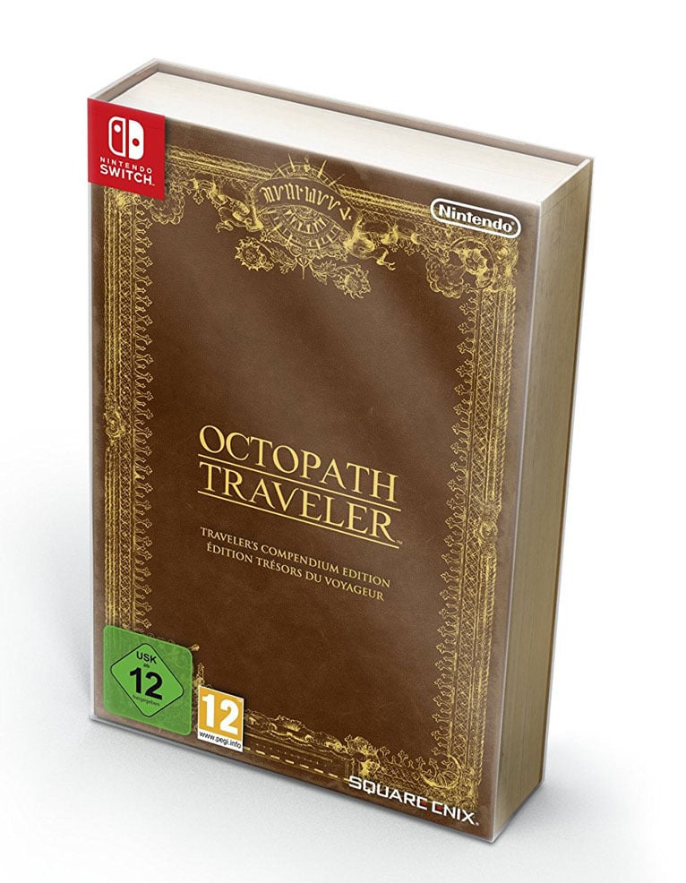 gra nintendo switch octopath traveler: traveler's compendium edition.