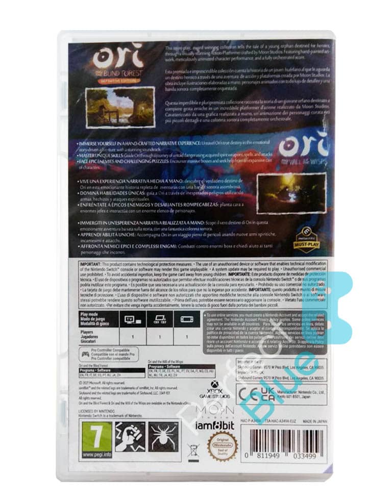 gra nintendo switch ori: the collection