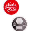 gadżet metalowy magnes na lodówkę / otwieracz do butelek / fallout nuka cola