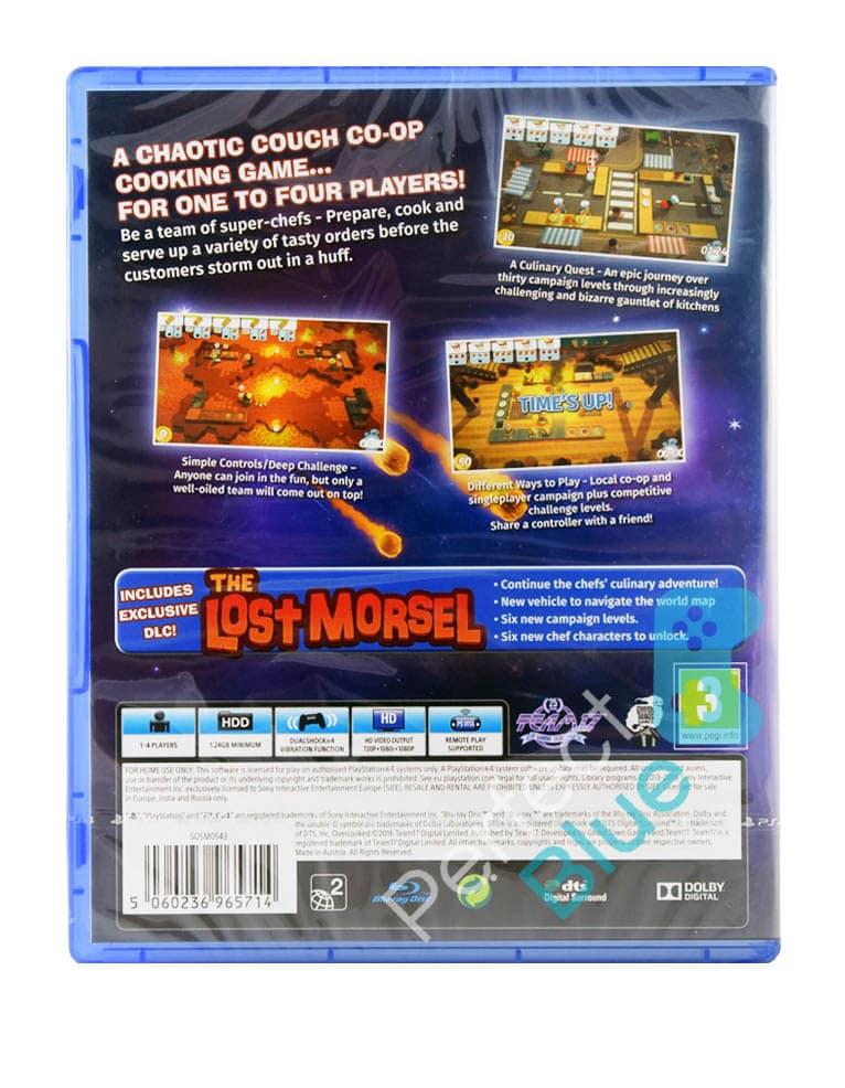 gra ps4 overcooked gourmet edition.