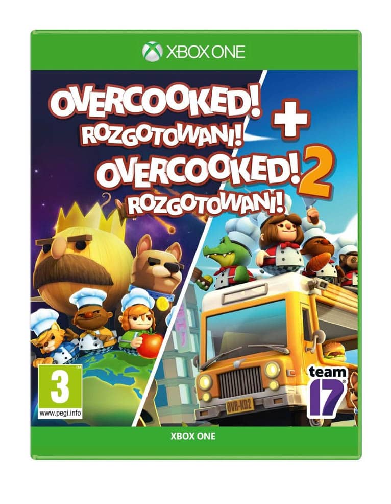 gra xbox one / xbox series x / overcooked! + overcooked 2 / dwie gry