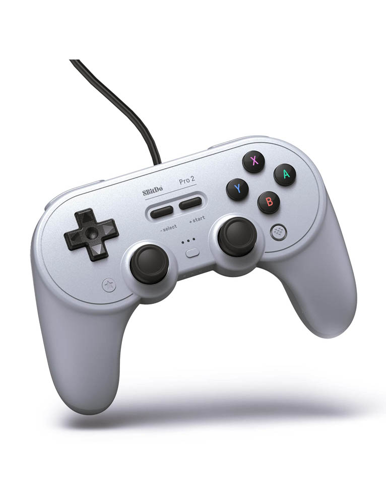 8bitdo pro2 gray edition / przewodowy / gamepad do switch, pc / pro 2