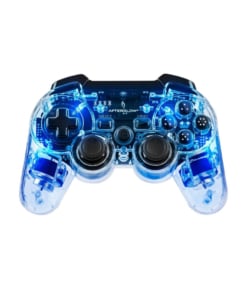 pdp pad kontroler bezprzewodowy ps3 / pc afterglow niebieski.