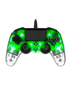 nacon zielony Świecący przewodowy pad kontroler do ps4.