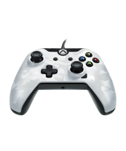 pdp pad kontroler przewodowy deluxe – xbox one / pc – biały moro.
