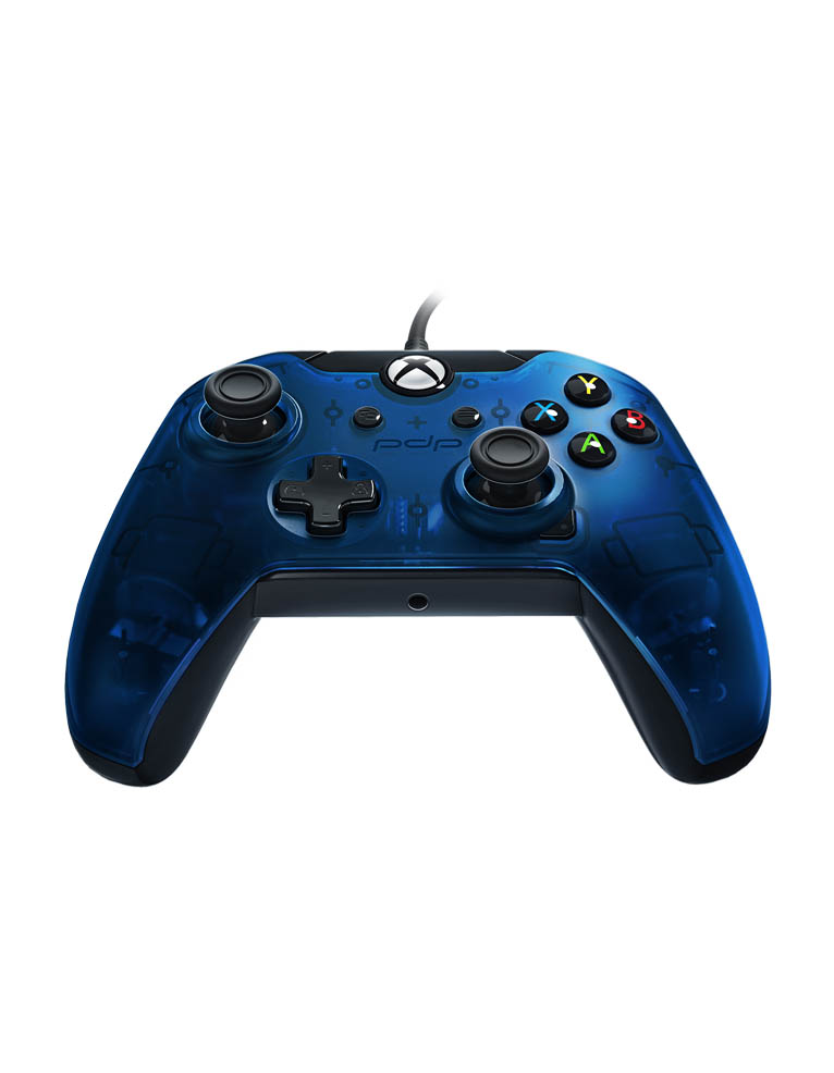pdp pad kontroler przewodowy xbox one / pc niebieski.