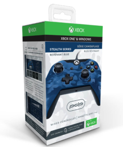 pdp pad kontroler przewodowy xbox one / pc niebieski moro.