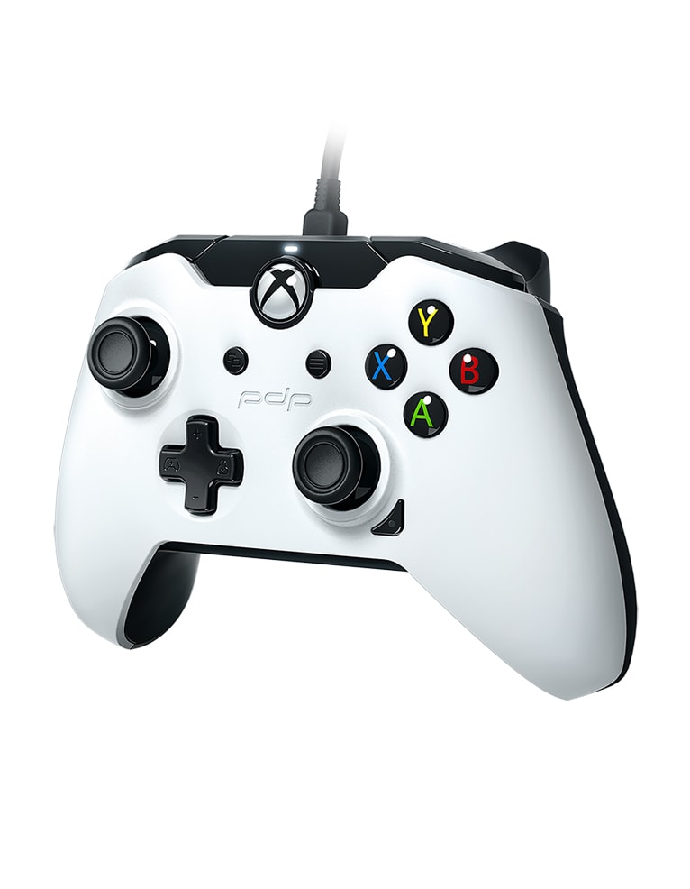 pdp pad kontroler przewodowy xbox one biały.