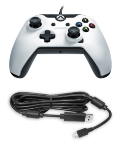 pdp pad kontroler przewodowy xbox one biały.