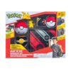 pokemon clip n go / pas trenera + torba na pokeballe + figurka pikachu + x2 pokeball