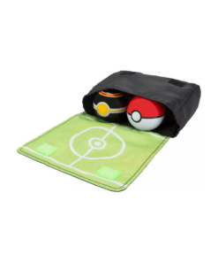 pokemon clip n go / pas trenera + torba na pokeballe + figurka pikachu + x2 pokeball