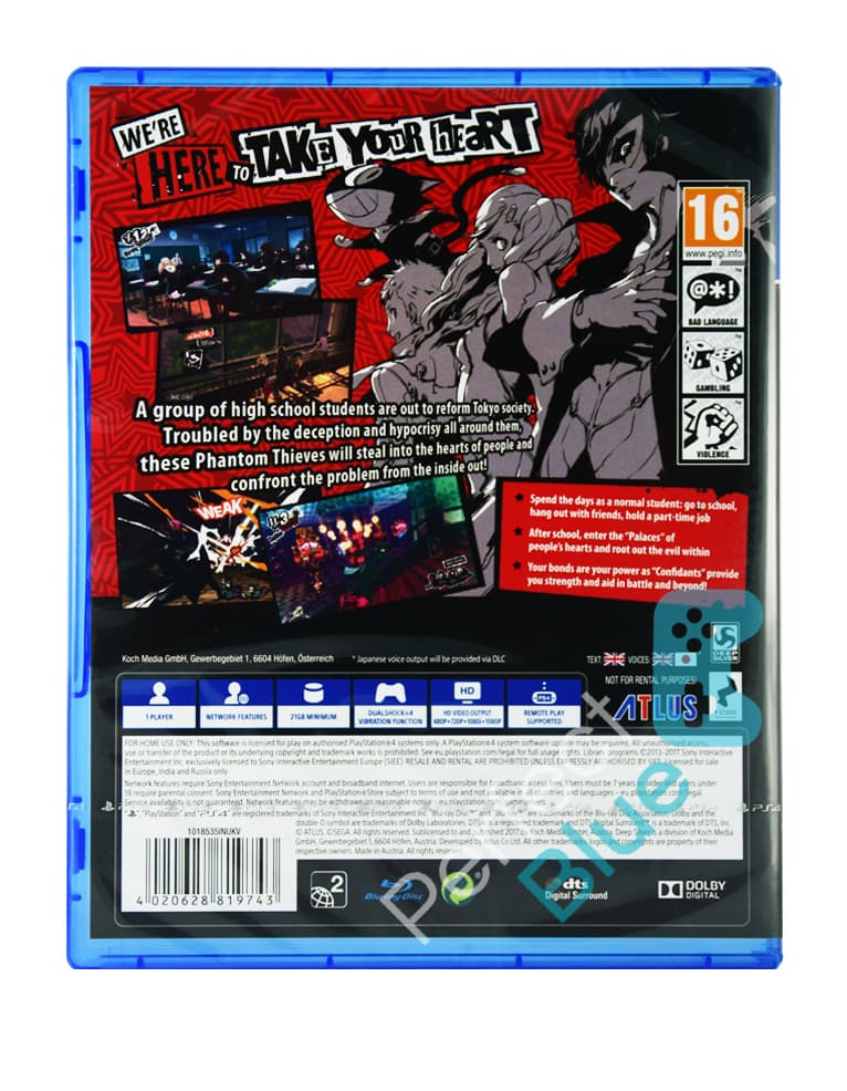 gra ps4 persona 5