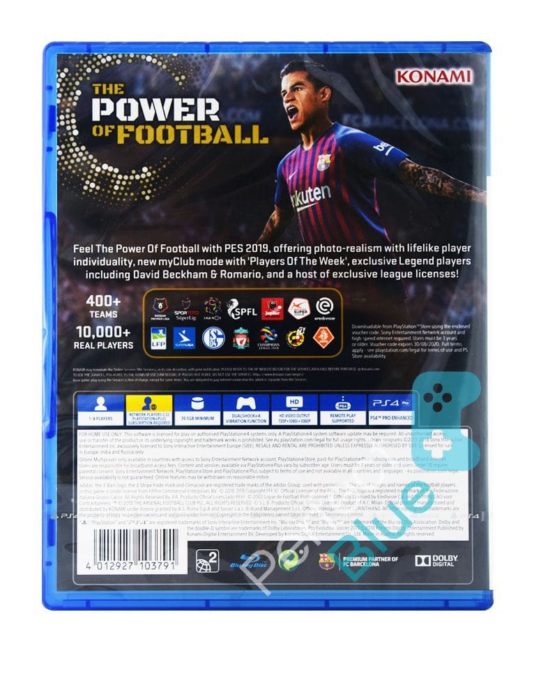 gra ps4 pes 2019 pro evolution soccer edycja standardowa.