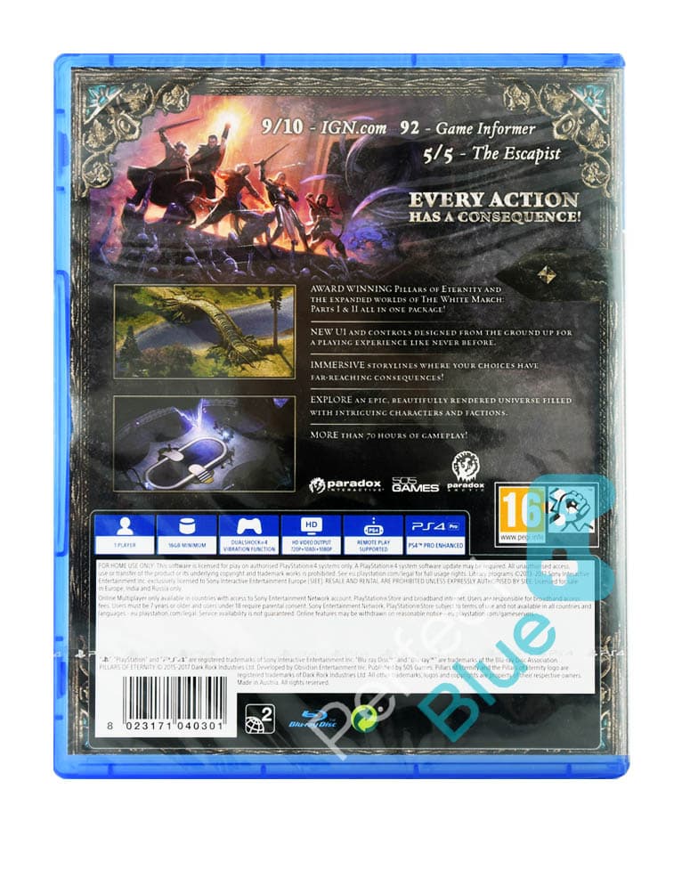 gra ps4 pillars of eternity: complete edition.
