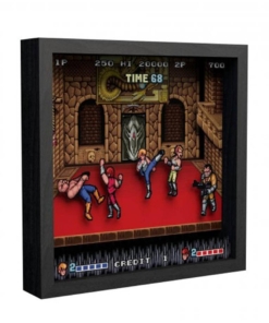 gadżet ramka 3d pixel frames double dragon