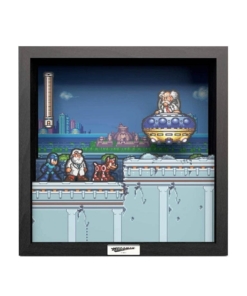 gadżet ramka 3d pixel frames mega man 7 dr willy