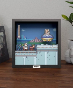 gadżet ramka 3d pixel frames mega man 7 dr willy