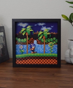 gadżet ramka 3d pixel frames sonic the hedgehog
