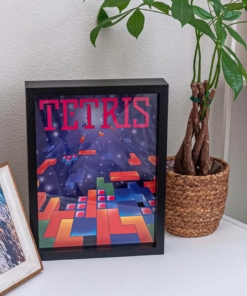 gadżet ramka 3d pixel frames tetris