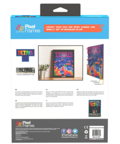 gadżet ramka 3d pixel frames tetris