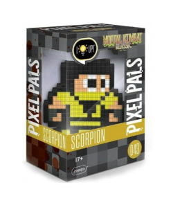 gadżet lampka / figurka pixel pals mortal kombat scorpion 043