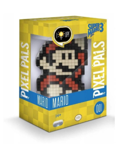 gadżet lampka / figurka pixel pals super mario bros. 3 mario 001