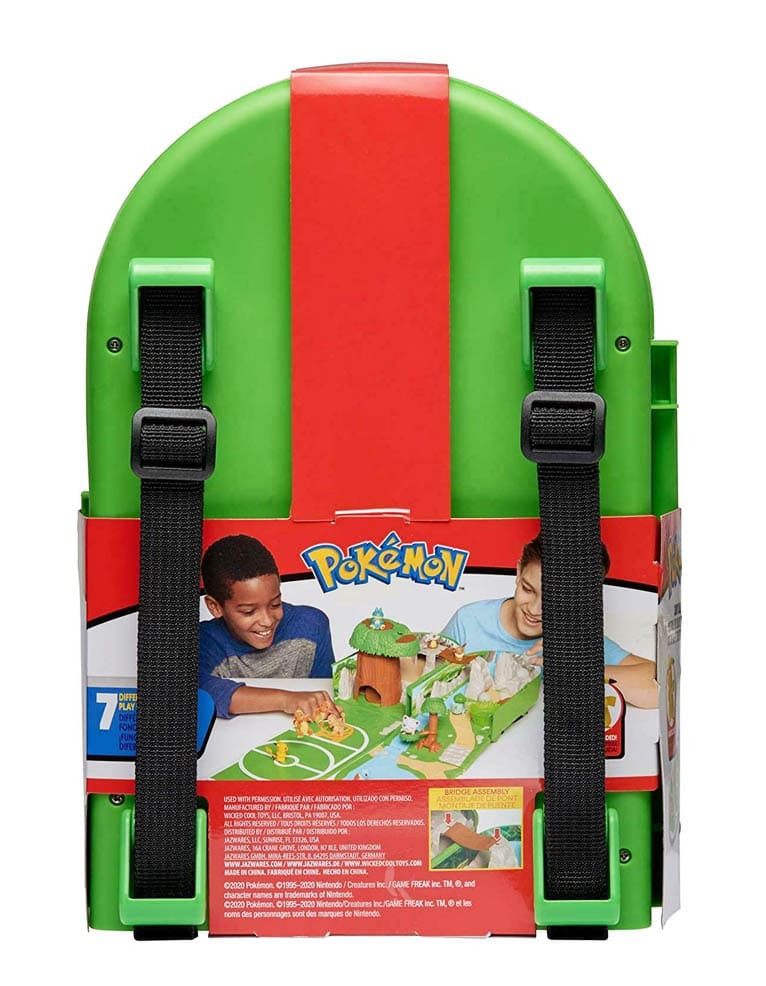 gadżet rozkładany plecak do zabawy / carry case playset / pokemon