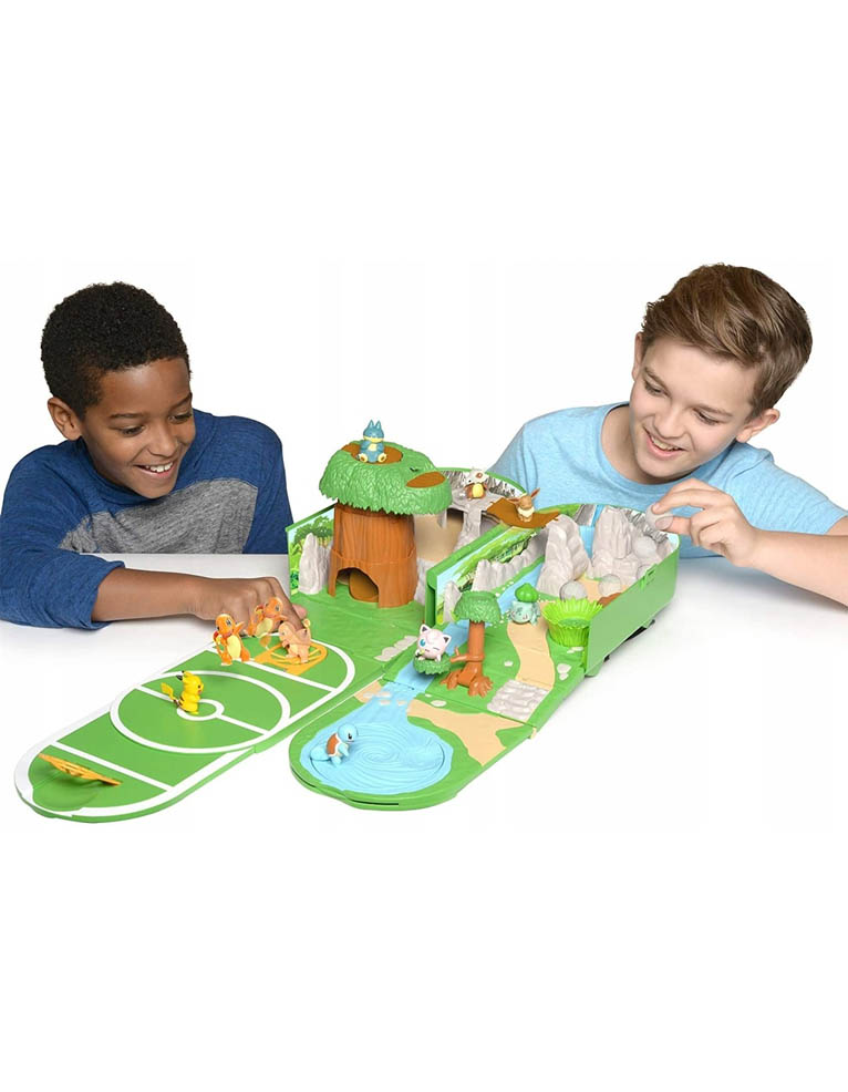 gadżet rozkładany plecak do zabawy / carry case playset / pokemon