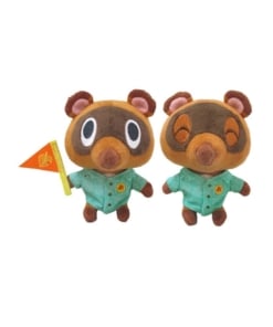 gadżet dwie pluszowe maskotki / animal crossing tommy and timmy / 14cm