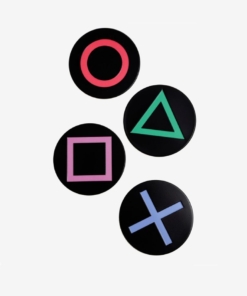 gadżet metalowe podkładki pod kubek playstation coasters