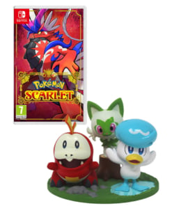 gra nintendo switch pokemon scarlet + figurka!