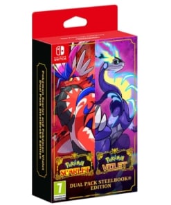 gra nintendo switch pokemon scarlet & violet dual pack / steelbook
