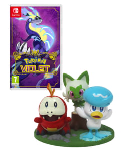 gra nintendo switch pokemon violet + figurka!