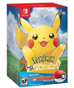 gra nintendo switch pokemon let's go, pikachu! edycja limitowana z pokeball plus.