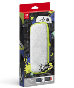 oficjalne etui (pokrowiec) oraz folia na ekran nintendo switch oled / ed. splatoon 3