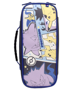 hori etui pokrowiec / cargo pouch compact / pokemon pikachu & gengar / nintendo switch oled / na split pad compact