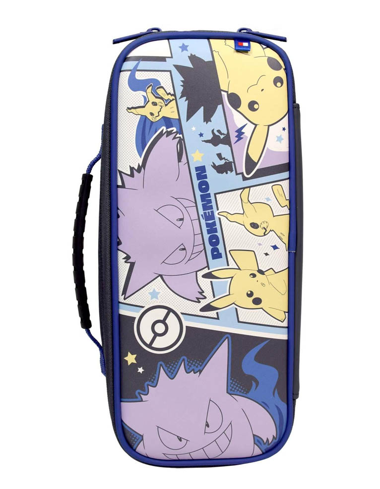 hori etui pokrowiec / cargo pouch compact / pokemon pikachu & gengar / nintendo switch oled / na split pad compact