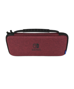 hori etui pokrowiec / slim tough pouch / bordowy / nintendo switch / nintendo switch oled