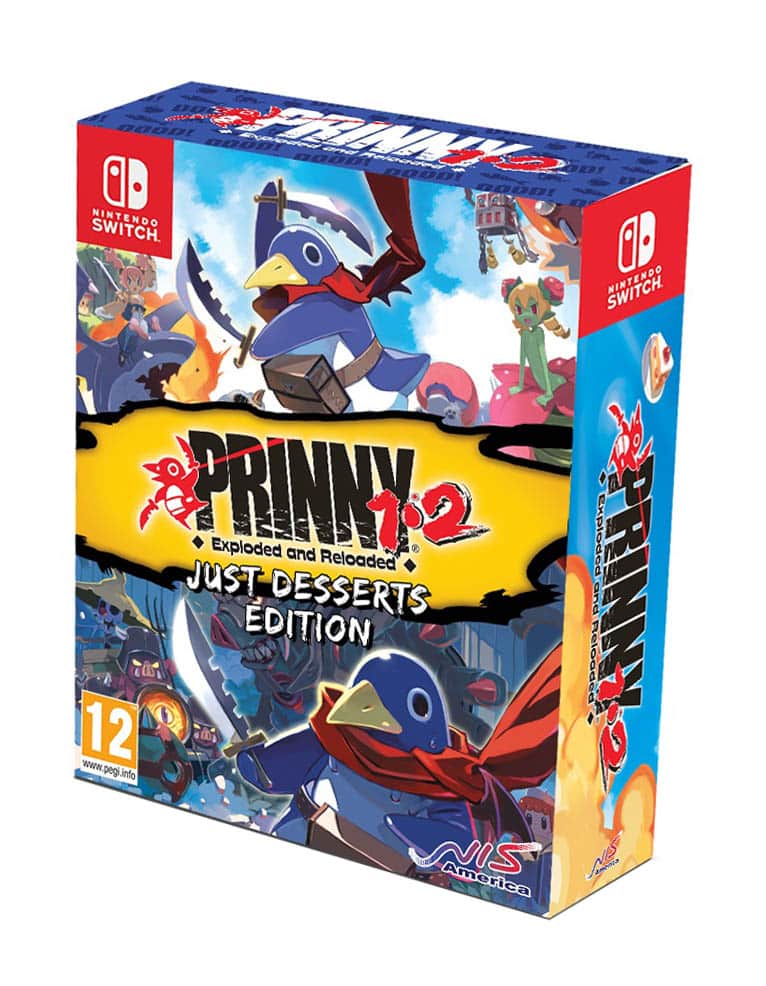 gra nintendo switch prinny 1 and 2 exploded and reloaded / just desserts edition