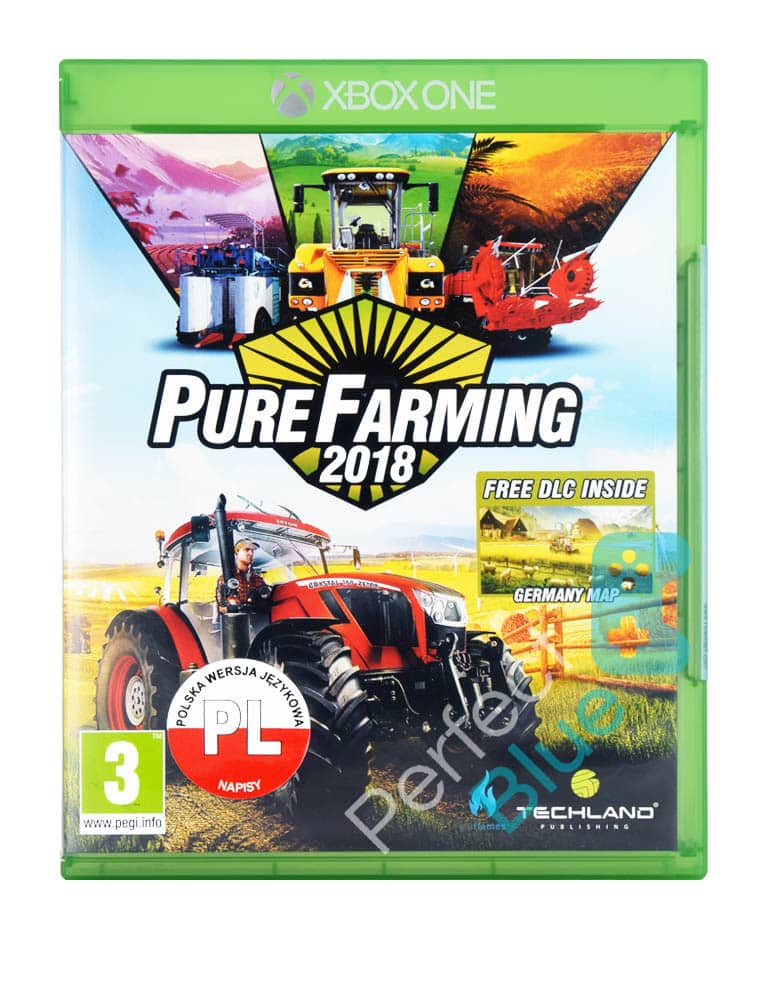 outlet / gra xbox one pure farming 2018 pl / brak folii.