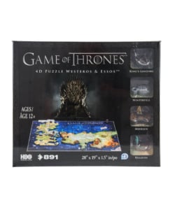 puzzle 4d game of thrones / westeros & essos